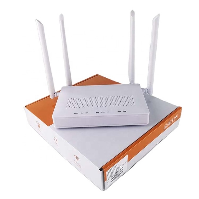 Vsol V2804ac-z Ftth 5G Router Modem Gpon Wifi5 Ont 4GE Xpon Dual Band Wifi Onu