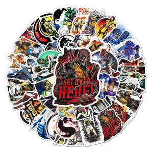 Pegatina de juego en línea <span class=keywords><strong>CSGO</strong></span> para teléfono, botella, portátil, funda de viaje, Mortal Kombat, 50 Uds. - Product Image 2