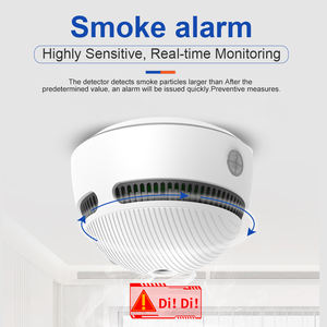 Détecteur de fumée PGST Wifi ZigBee avec <span class=keywords><strong>bouton</strong></span> de <span class=keywords><strong>test</strong></span> et de silence, certification EN14604/UL217, autonomie de la batterie de 10 ans - Product Image 3