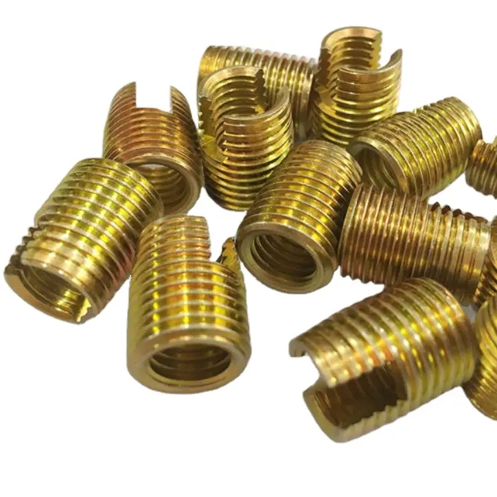 Uxcell Brass Loại 302 Tự Khai Thác Threaded Chèn Các Loại Hạt Với Chủ Đề Unc 8-32 4-40 1/4-20 5/16-18