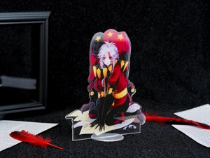 OEM ODM Figurine en acrylique the Freak Circus Pierrot 15 cm, style scène, présentoir de bureau pour joueurs - Product Image 2