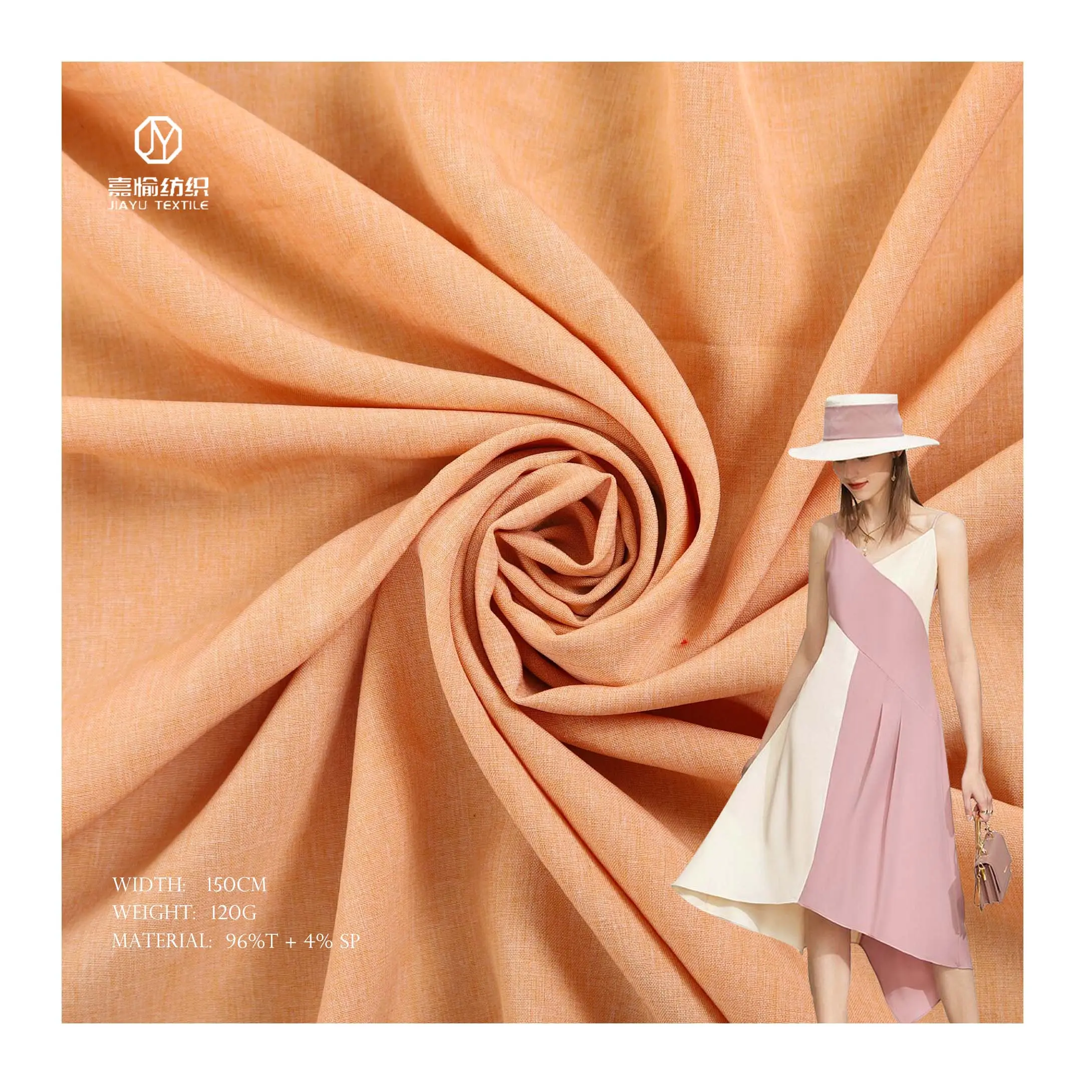 Lässig Großhandel gewebt 96% Polyester 4% Spandex 4-Wege-Stretch Doppel Chiffon Textil spielzeug Barbie Kleidung Stoff Damen hemden