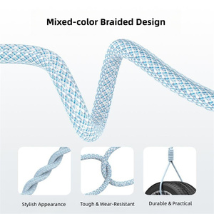 1m 2m 60W cavo di ricarica intrecciato tipo C a tipo C per I Phone 15 PD cavo dati di ricarica rapida - Product Image 6