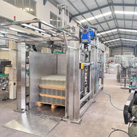 Fabrieks prijs elektrische glazen fles pot automatische dranken fruit sap bottel- en verpakkingslijn machine 200ml hoge motorversnelling