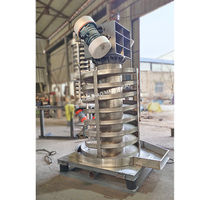 Convoyeur vibrant à spirale verticale Zhonghao, motorisé 3 kW 380V, pour le levage de granulés de plastique et de granulés de caoutchouc