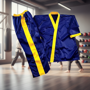 Combinaison d'échauffement personnalisable en satin EVI pour hommes, entraînement d'arts martiaux pour adultes, boxe en promotion ! - Product Image 3