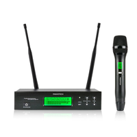 Pour Panvotech UHF système de Microphone sans fil portable micro dynamique cardioïde pour église DJ karaoké entretien scène d'enseignement