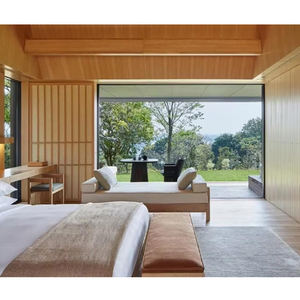 Juego de Muebles de Dormitorio de Hotel Moderno en Oferta, Pintura Ecológica, Garantía de 5 Años, Estilo de Panel de Madera para Hotel Contemporáneo - Product Image 1