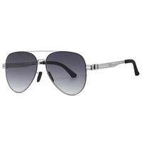 Vente en gros prix lunettes de soleil conduite 2024 alliage mode Double jante métal lunettes été lunettes de soleil pour hommes livraison gratuite