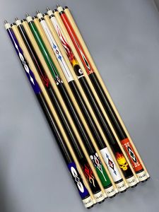 Nueva llegada 1/2 -PC Pool Cue Stick 57 pulgadas Maple Wood Billiard Nine-ball Billiard Taco Color aleatorio <span class=keywords><strong>para</strong></span> la venta - Product Image 1