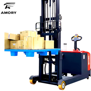 Apilador Eléctrico CQD1040, Capacidad de 1000 kg, Batería de Plomo-Ácido, Altura de Elevación de 4000 mm, Alcance Frontal, Montacargas de Pie - Product Image 4