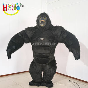 Costume gonflable personnalisé de babouin ambulant, costume gonflable de gorille réaliste grandeur nature - Product Image 3