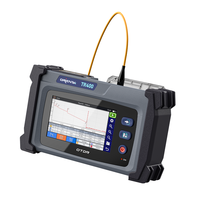Réflectomètre optique OTDR mini intelligent 1625 nm 24 dB avec écran tactile 4,3 pouces, plage dynamique de longueur d'onde FTTH 24 dB, équipement de fibre optique