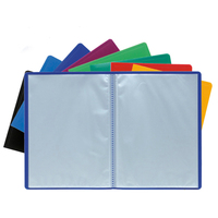 Carpeta de archivos de plástico de diseño personalizado, libro de exhibición de PP transparente