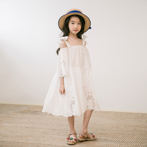 New Products Girls Floral Cotton <b>Boho</b> Cosplay Child <b>Dress</b> Materials in Jaipur <b>Summer</b> Cotton From China Wholesale - Product Image 4