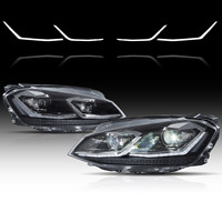Bloc optique avant style Golf 7.5 Full LED pour Volkswagen Golf Mk7 Golf 7, années 2013-2017 2018