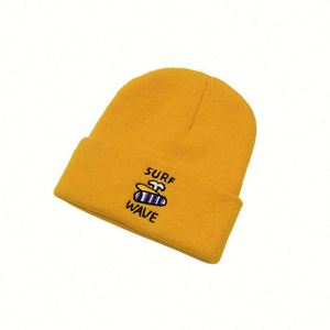 Custom Embroidered Logo Winter Beanie <b>Hat</b> Designer Kid Adult Fisherman Knit Cuffed Beanies - Product Image 2