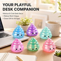 Jouet Squishy Caca Pailleté Nouveauté pour Enfants, Jouet Sensoriel à Remontée Lente pour la Thérapie et le Soulagement de l'Anxiété, Cadeau Unique