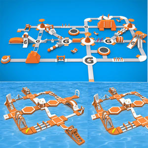 تصميم جديد 2026 لحديقة مائية قابلة للنفخ، حديقة مائية عائمة على الشاطئ، مورد معدات مائية قابلة للنفخ، حديقة بحرية للبيع - Product Image 2