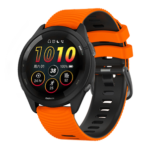 Bracelet de montre connectée en silicone 22 mm, design Sport Loop, ajustement confortable, 7 couleurs, boucle à ardillon, compatible avec les montres connectées - Product Image 5