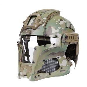 Middeleeuwse Ijzeren Krijgershelm Outdoor Cs Game Training Bril Uitgebreide Helm Uitrusting - Product Image 4