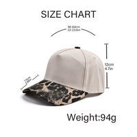 Casquettes de baseball en coton bicolores à 5 panneaux, personnalisables OEM/ODM, avec broderie 3D, fusion sans couture, unisexe, pour toutes les saisons