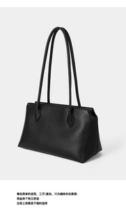 Sac fourre-tout personnalisé en cuir véritable pour femme avec fermeture éclair, résistant à l'eau, grande capacité, sac à main de shopping ODM - Product Image 2