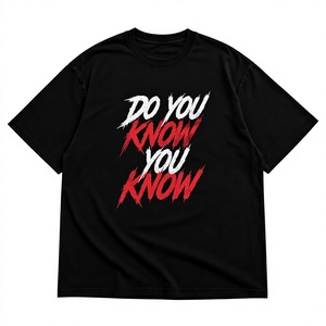 เสื้อยืดคอตตอนหนาน้ำหนักมาก พิมพ์ลายกราฟิก ผู้ชาย ไซส์ใหญ่ สตรีทแวร์ ขายส่งจำนวนมาก รับผลิตแบรนด์ส่วนตัว - Product Image 1