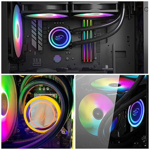 Ventiladores de Refrigeración ARGB para PC Gaming, 360mm, Silenciosos, Compatibles con CPU y Procesador, Kit de Sistema de Refrigeración para Ordenador, OEM de Fábrica 2026 - Product Image 3