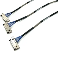 Connecteur micro-coaxial côté droit Lvds Fabricant d'assemblage de câbles