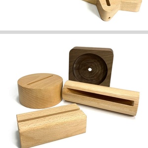 Planches de bois massif sculptées à la main, carrées, en hêtre et noyer noir, finition polie, pour mobilier de bureau, matériau de menuiserie - Product Image 3