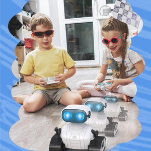 2,4G Recargable <span class=keywords><strong>RC</strong></span> Robots Juguetes Juguete de control remoto con música y ojos LED para niños <span class=keywords><strong>RC</strong></span> Juguetes Fabricante <span class=keywords><strong>Stunt</strong></span> Car - Product Image 2