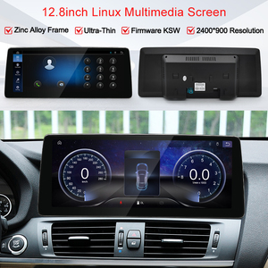 STWEI 2026 Nouveaux écrans fins Système Linux 12,8 pouces Résolution 2400x900 Pour BMW X3 F25 X4 F26 Lecteur multimédia automobile sans fil CarPlay KSW - Product Image 4