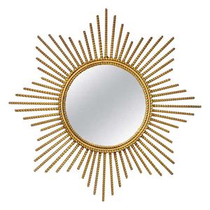 Miroir en fer doré - Product Image 1