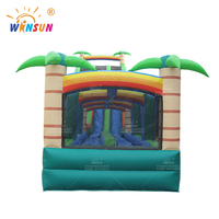 WINSUN Grand toboggan aquatique gonflable en PVC pour usage commercial extérieur, pour adultes et enfants, utilisation en parc aquatique, couleur et logo personnalisés, capacité maximale