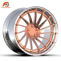 Jantes forgées en alliage 18 19 20 21 22 5x112 24 26 pouces 5x127 plaquées or rose concaves pour BMW M3 M4 X5 X3