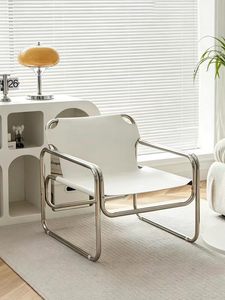 Chaise Bauhaus <span class=keywords><strong>vintage</strong></span>, <span class=keywords><strong>fauteuil</strong></span> en cuir de selle, chaise de salon - Product Image 1