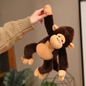 Peluche Personalizzato Scimmia della Foresta Pluviale, <span class=keywords><strong>Giocattolo</strong></span> Morbidissimo Gorilla Gigante per Bambini e Adulti, Antistress - Product Image 3