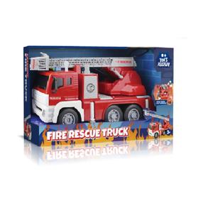 Little Fireman Fire Rescue 1:12 Friction Fire Truck Sonido, luz y agua pulverizada con baterías 3*1,5 V "AG13" (incluidas) - Product Image 2