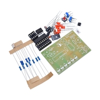 Lampe de contrôle du flux de lumière Kit de bricolage Pièces de compétences électroniques CD4017 Lampe de contrôle de la lumière Production électronique Sujet de formation des étudiants