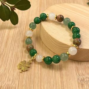 Natural Stone <b>Bracelet</b> Colorful Glass Beaded Concentration Boost No Middleman Markup for Wholesalers Rapid Prototyping - Product Image 1
