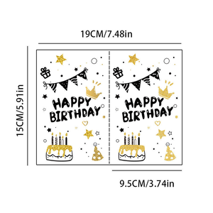 Meilleures ventes : Cartes de vœux pliées personnalisées avec impression, cartes <span class=keywords><strong>d</strong></span>'<span class=keywords><strong>anniversaire</strong></span>, impression de cartes de vœux, carte de vœux avec message et enveloppe - Product Image 3