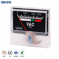 IMHOO DPB-55 VU Meter Tegangan Analog Kecil dengan Akurasi 5% Tahan Air IP53 untuk Penggunaan Industri