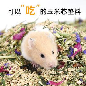 Corn Cob <b>Bedding</b> For Hamster And Chinchilla Breathable Natural Litter Home Use - Product Image 3