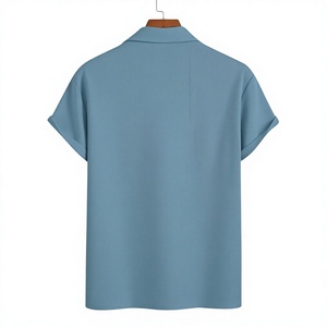 Nouvelle Collection – Chemise Décontractée à Manches Courtes en Coton Tricoté 100% de Haute Qualité, Séchage Rapide, Impression Personnalisée – Vente en Gros - Product Image 3