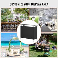Table pliante portable d'extérieur en aluminium noir rectangulaire moderne résistante aux UV, facile à transporter, mobilier d'extérieur pour le poker