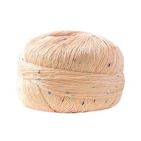 100% Cotton Yarn Sequin Lace 100g OE Spun Anti-Pilling Soft Dyed Crochet Knitting Yarn for Shawl Scarf Hat DIY Ready to Ship