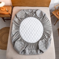 Housse de Lit Épaissie Imperméable sur Mesure, Protège-Matelas Étanche, Draps de Lit Imperméables en Gros
