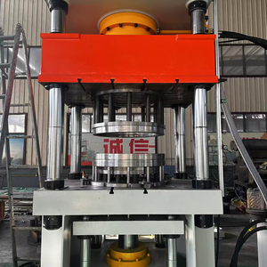 เครื่องอัดไฮดรอลิกแบบสี่เสา 400 ตัน ระบบควบคุม CNC พร้อมปั๊มเกียร์ สำหรับการผลิตอ่างล้างหน้า/อ่างล้างมือโลหะสำหรับห้องน้ำ/ห้องครัว - Product Image 4