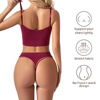 Vente flash : Ensemble de soutien-gorge sans couture pour femmes, minimisant la poitrine, confortable, fin, camisole, bralette pour dormir et au quotidien